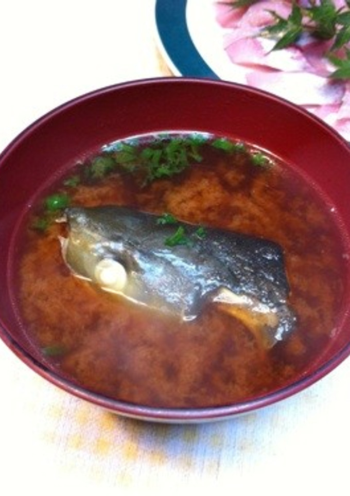 魚のあらで簡単赤だし・カルシウム補給-レシピのメイン写真