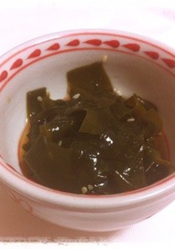 ☆超簡単☆わかめの酢の物-レシピのメイン写真