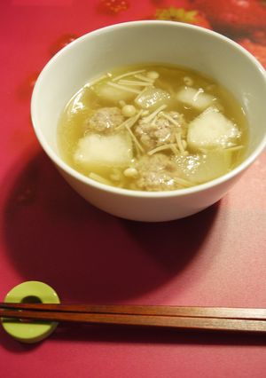 冬瓜と肉団子のほっこりスープ-レシピのメイン写真