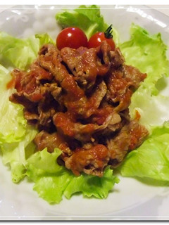 簡単♪美味しい☆牛肉の和風トマト和え☆-レシピのメイン写真