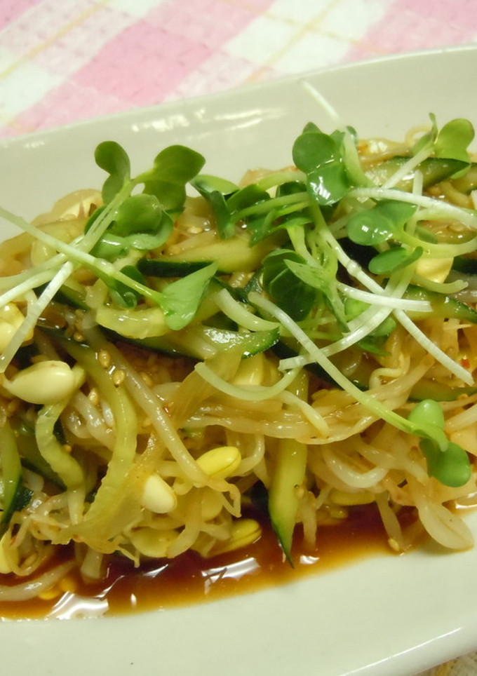 豆もやしの和え物-レシピのメイン写真
