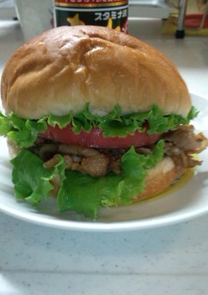 スタミナ源たれバーガー-レシピのメイン写真