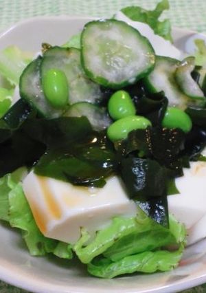 豆腐サラダ　-レシピのメイン写真