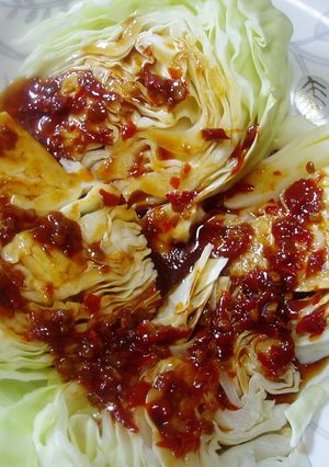 ヘルシー！ピリ辛レンチンキャベツ-レシピのメイン写真