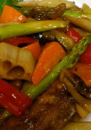 サンマと根菜の甘酢あん-レシピのメイン写真