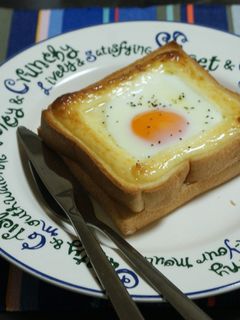 目玉焼きトースト♪-レシピのメイン写真