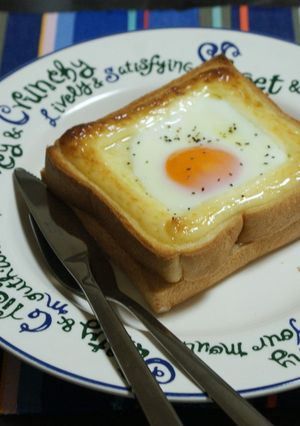 目玉焼きトースト♪-レシピのメイン写真