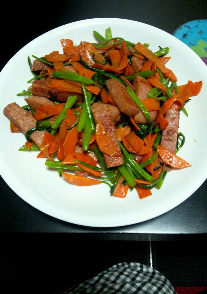空芯菜とスパムの中華炒め-レシピのメイン写真