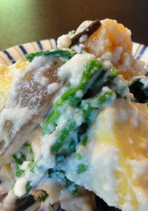 秋色~秋味♪クリーミーな白和え....-レシピのメイン写真