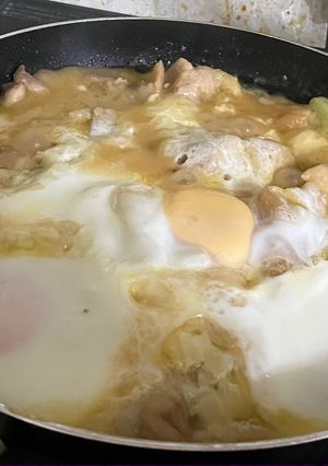 鶏肉とブロッコリーの月見味噌チーズ-レシピのメイン写真