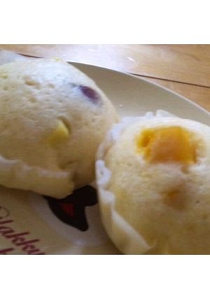 さつまいもとかぼちゃのふわふわ蒸しパン-レシピのメイン写真