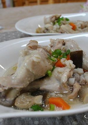 圧力鍋で簡単！鶏手羽元でサムゲタン風-レシピのメイン写真