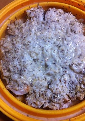 鶏と茄子のタルタルレンジ蒸し-レシピのメイン写真