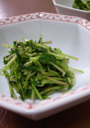 簡単！豆苗の辛子和え-レシピのメイン写真
