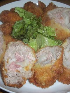 オニオン豚肉のフライ&チキンフライ-レシピのメイン写真