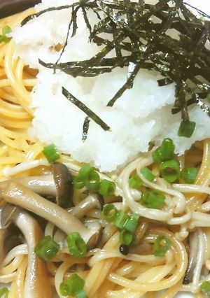 キノコと大根おろしの和風スパゲティー-レシピのメイン写真