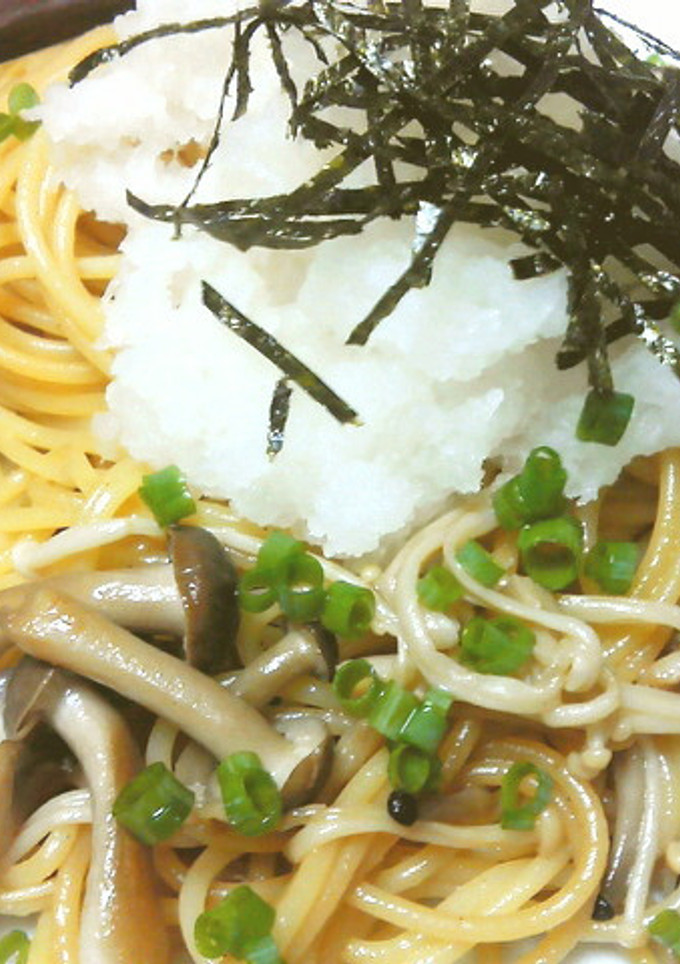 キノコと大根おろしの和風スパゲティー-レシピのメイン写真