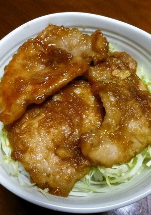 秘密の生姜焼き丼-レシピのメイン写真