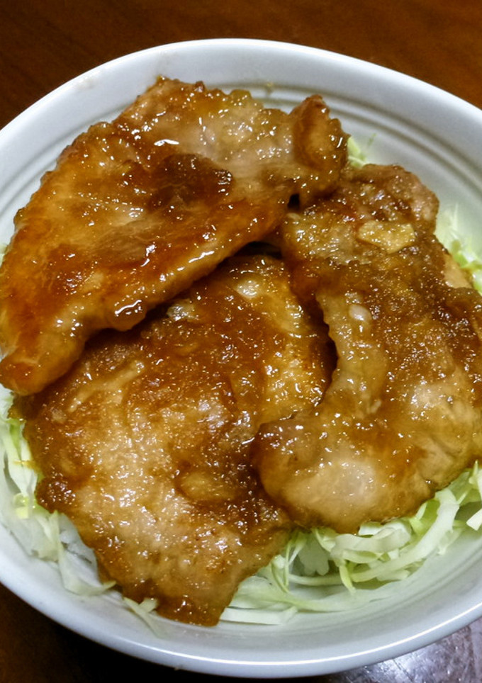 秘密の生姜焼き丼-レシピのメイン写真