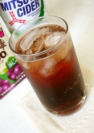 Qooをつかってファンタグレープ-レシピのメイン写真