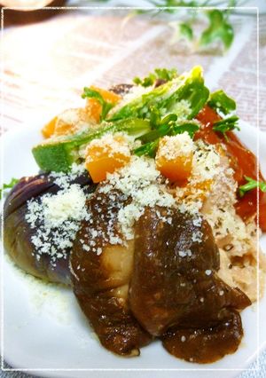温サラダで朝ごはん。-レシピのメイン写真