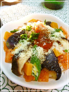 蒸し野菜とツナとチーズの丼 ダブルトマト-レシピのメイン写真
