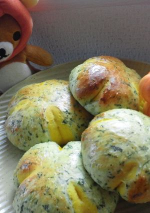 パンプキンクリームパン-レシピのメイン写真