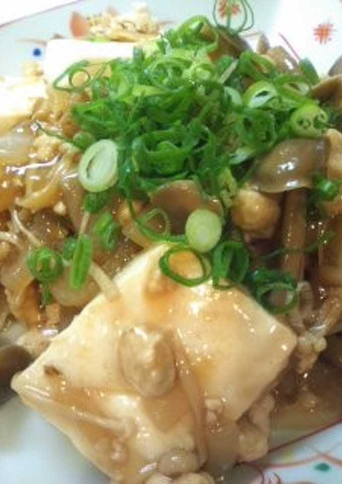 きのことタマネギの肉豆腐-レシピのメイン写真