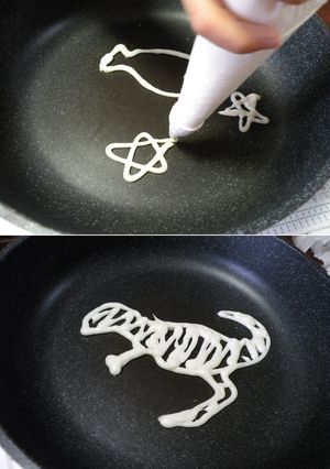 楽しい!お絵かきホットケーキ-レシピのメイン写真