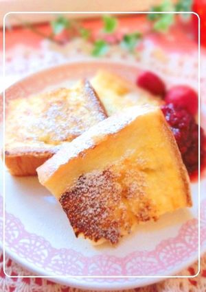 おめかし゜*。゜*フレンチトースト♡-レシピのメイン写真