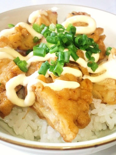 超簡単☆早い!残った唐揚げでチキン南蛮丼-レシピのメイン写真