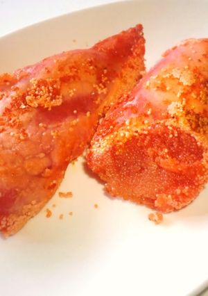 ご飯のお共に♪レア焼きたらこ（明太子）-レシピのメイン写真