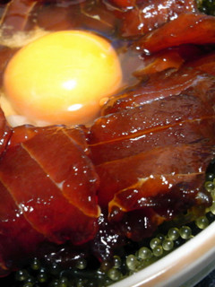 簡単♪マグロのづけ×海ぶどう丼-レシピのメイン写真