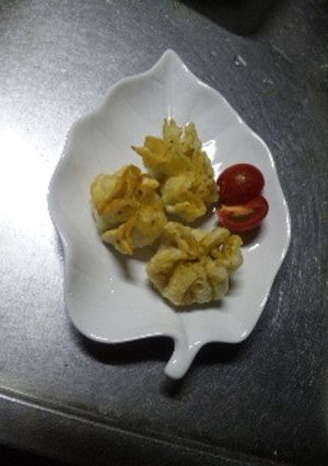 卵と野菜のタルタルのかりかりおつまみ-レシピのメイン写真