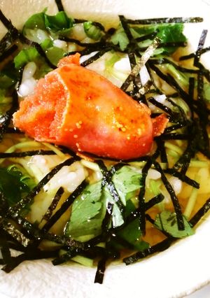 簡単♪あっさり冷たいだし茶漬け☆明太子-レシピのメイン写真