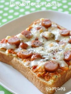 ツナとウインナーのタルタル♡ピザトースト-レシピのメイン写真