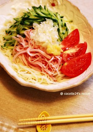 サラダそうめん^^*-レシピのメイン写真