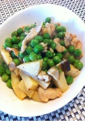 グリーンピースの中華風炒め煮-レシピのメイン写真