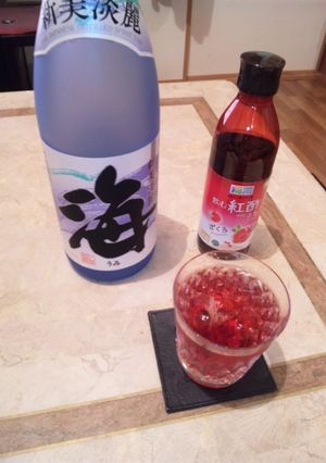 ホンチョ(紅酢)のおいしいお酒-レシピのメイン写真