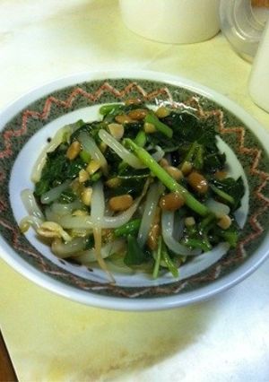 モロヘイヤをちょっと一味かえて-レシピのメイン写真