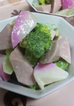 ブロッコリーのワサビマヨサラダ-レシピのメイン写真