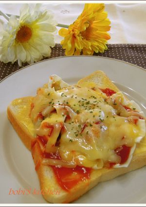 簡単☆餃子トースト-レシピのメイン写真