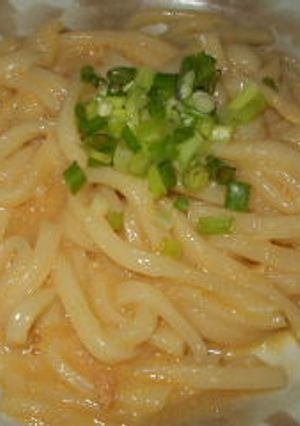 うどんのカルボナーラ風(さっぱり編）-レシピのメイン写真