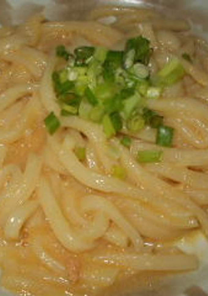 うどんのカルボナーラ風(さっぱり編）-レシピのメイン写真