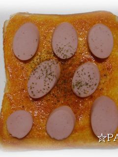 ✿魚肉ソーセージオーロラトースト✿-レシピのメイン写真
