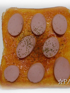 ✿魚肉ソーセージオーロラトースト✿-レシピのメイン写真