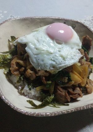 豚のスタミナ丼-レシピのメイン写真