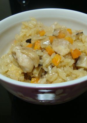 ☆三ツ星☆鶏肉の炊き込みご飯-レシピのメイン写真