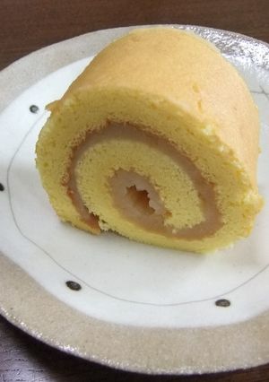 夏蜜柑餡入りロールケーキ-レシピのメイン写真