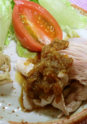 ゆで豚の大根ソースがけ-レシピのメイン写真